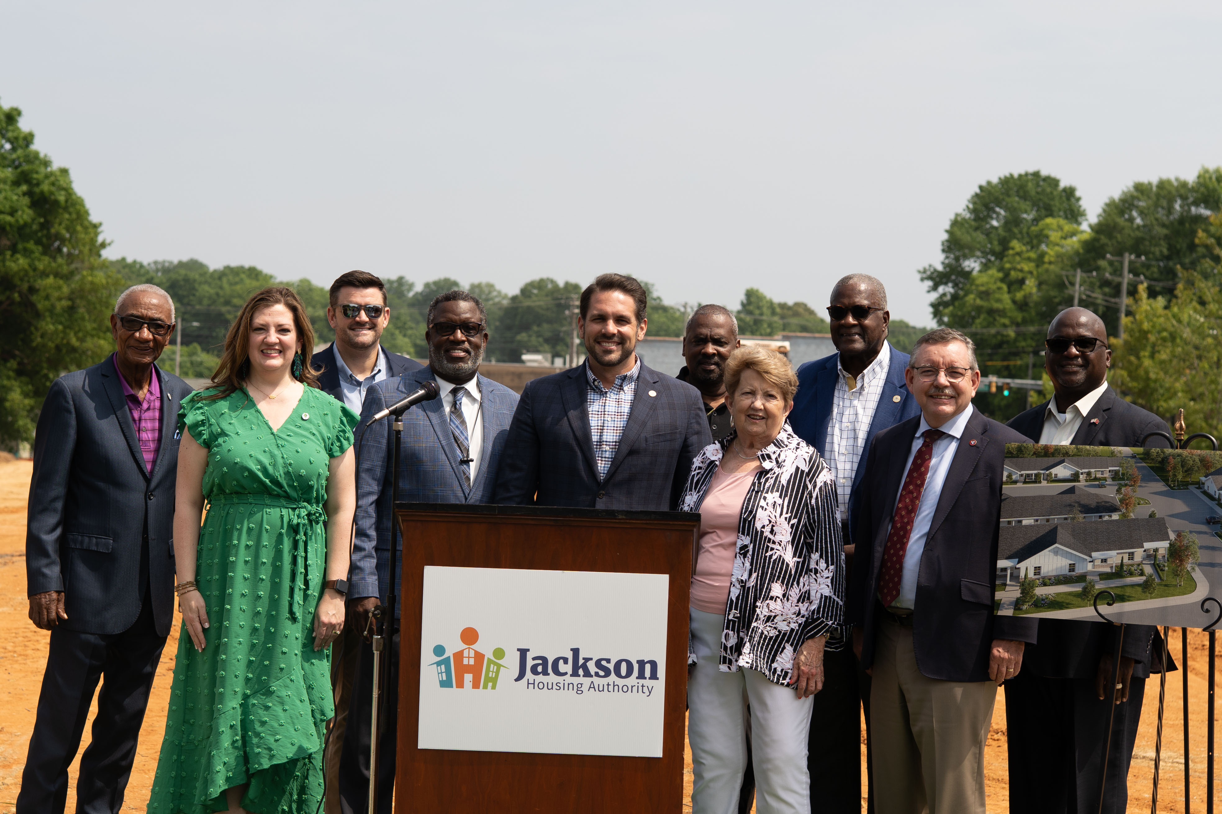 THDA and Jackson Housing Authority Host Groundbreaking Ceremony for BlueCreek Apartments and The Cottages of Bluecreek