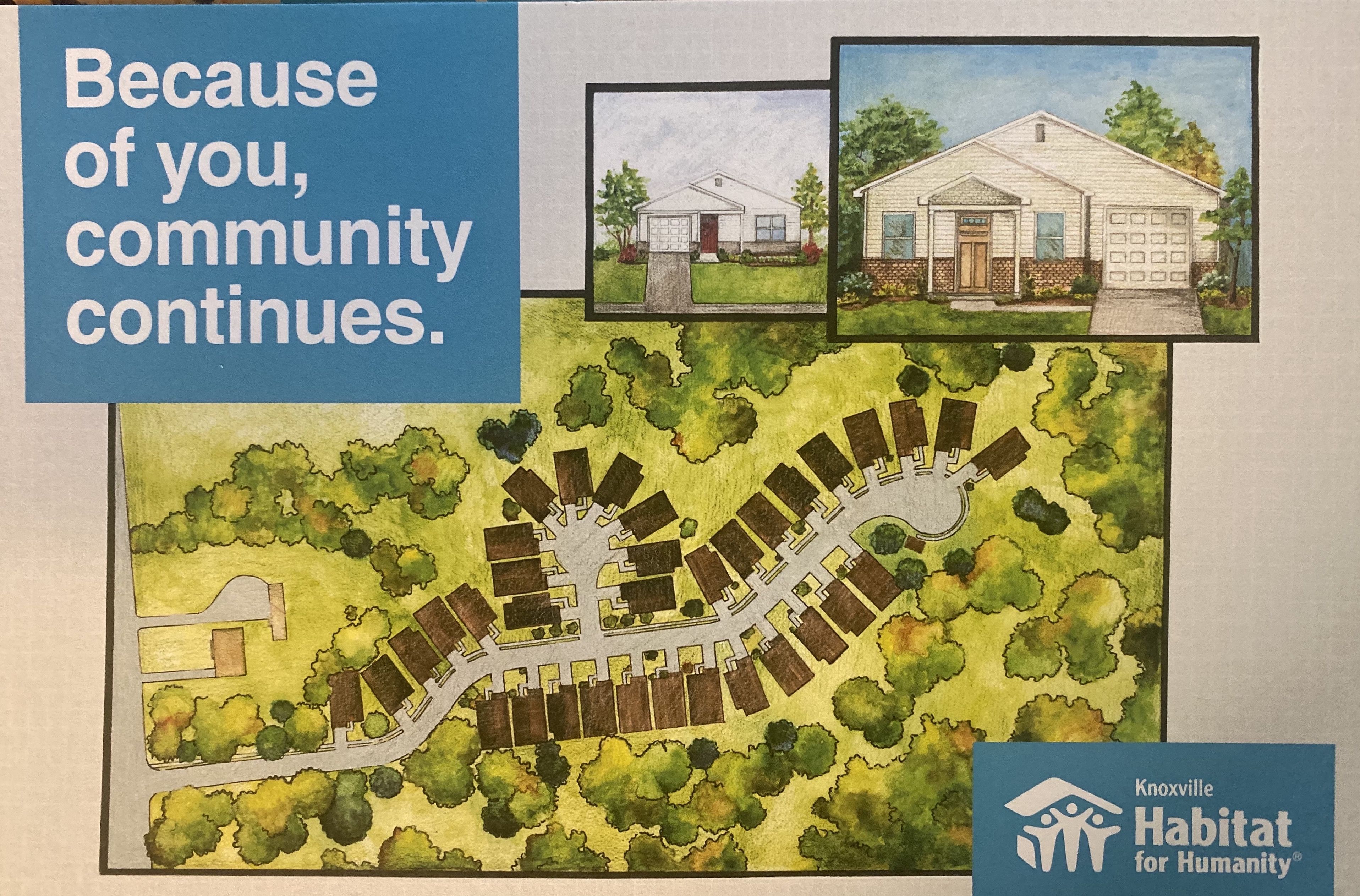 Community supporters celebrate new neighborhood named in honor of Knoxville Habitat for Humanity founder