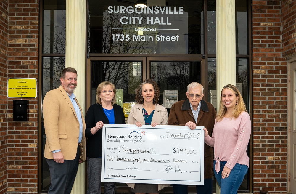 Surgoinsville, Mount Carmel awarded HOME grants from THDA
